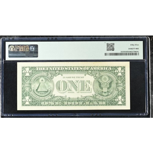 $1 1957 blue seal. Small Silver Certificates 1619 (2)