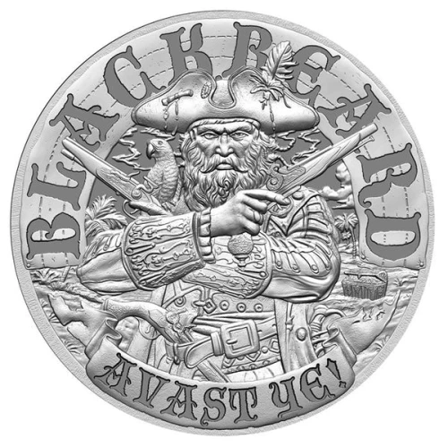 1 oz Blackbeard - Silver Round (3)