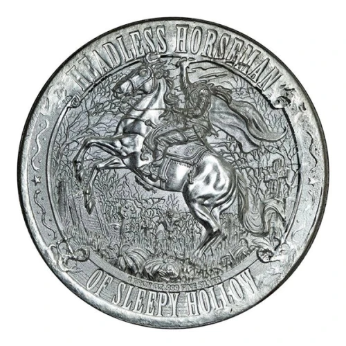 1 oz Silver Round - Headless Horseman (3)
