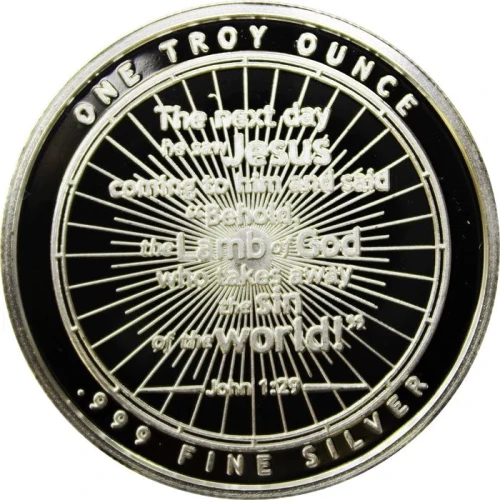 1 oz Silver Round Lamb of God (5)