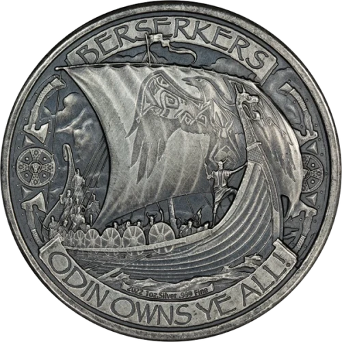 1 oz Vikings - Silver Round (2)