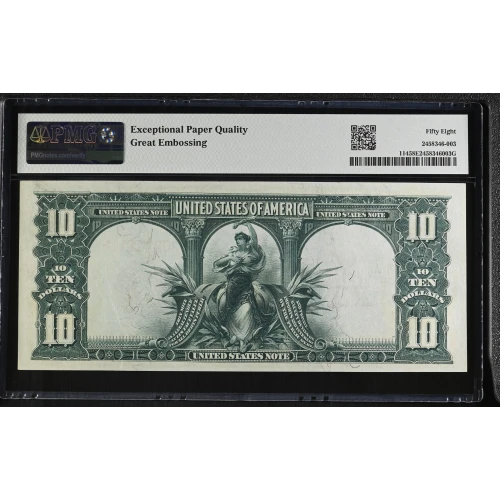 $10  Small Red, scalloped Legal Tender Issues 114 (3)