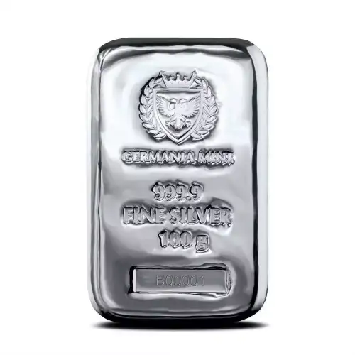 100 Gram Germania Silver Bar