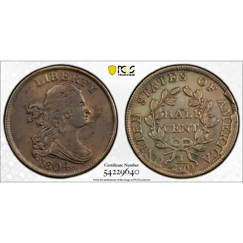 1804 1/2C Spiked Chin, BN (2)