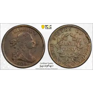 1804 1/2C Spiked Chin, BN (2)