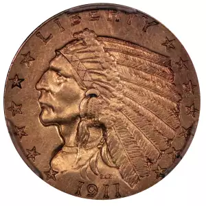 1911-D $2.50 Strong D (5)