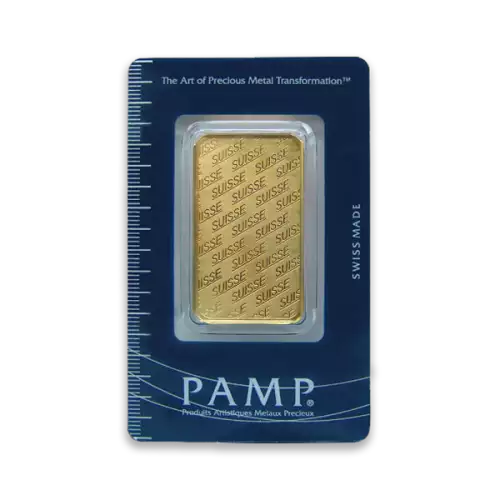 1oz PAMP Gold Bar - Suisse Repeater