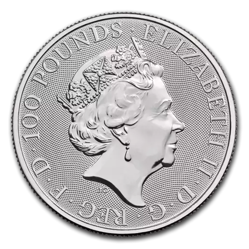 2019 Great Britain 1 oz Platinum Queen's Beasts The Bull (2)