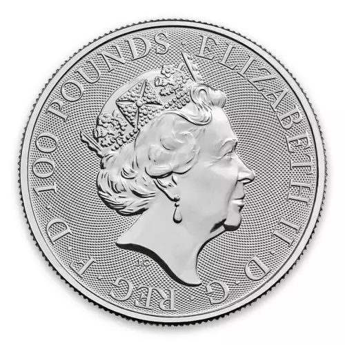 2020 Britain 1 oz Platinum Queen's Beasts The Yale of Beaufort (3)