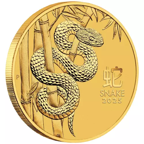 2025 2oz gold Australian Perth mint:Year of the Snake (3)