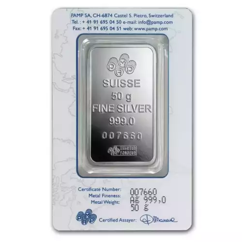 50g PAMP Platinum Bar - Fortuna (2)