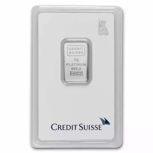 5g Credit Suisse Platinum Liberty Bar