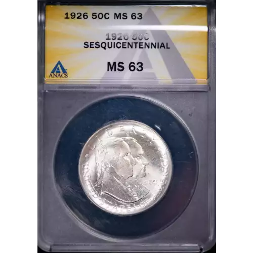 Classic Commemorative Silver--- Sesquicentennial of American Independence 1926 -Silver- 0.5 Dollar (2)