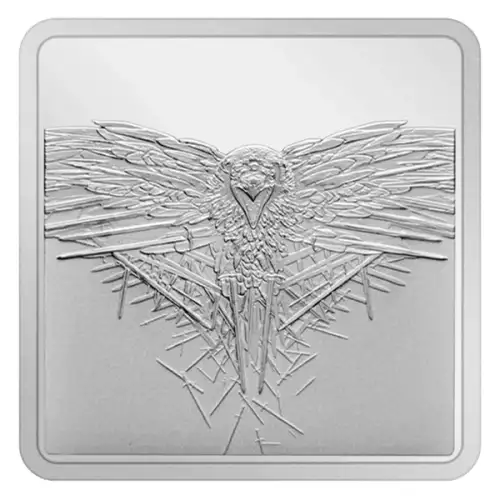 Game Of Thrones - 2022 1oz Three Eyed Raven Silver Medallion (3)