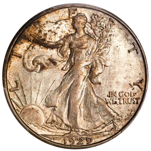 Half Dollars---Liberty Walking 1916-1947 -Silver- 0.5 Dollar (4)