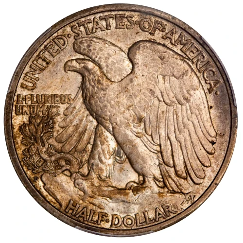 Half Dollars---Liberty Walking 1916-1947 -Silver- 0.5 Dollar (5)