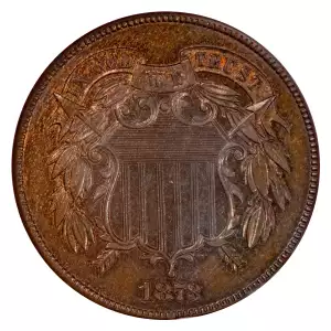 Two cent pieces-Two cent pieces 1864-73 -Copper (4)